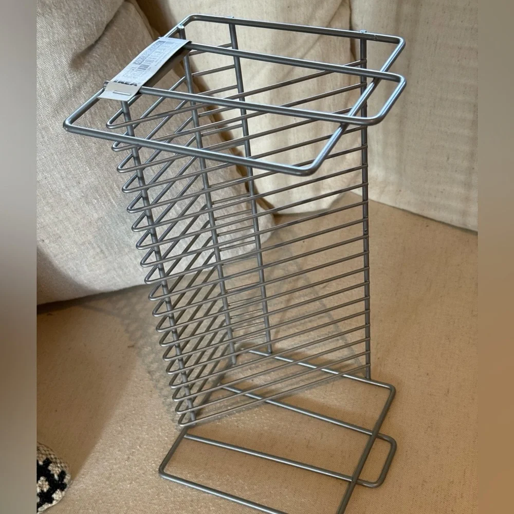 IKEA metal tower storage cd holder